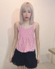 吊带百褶背心
