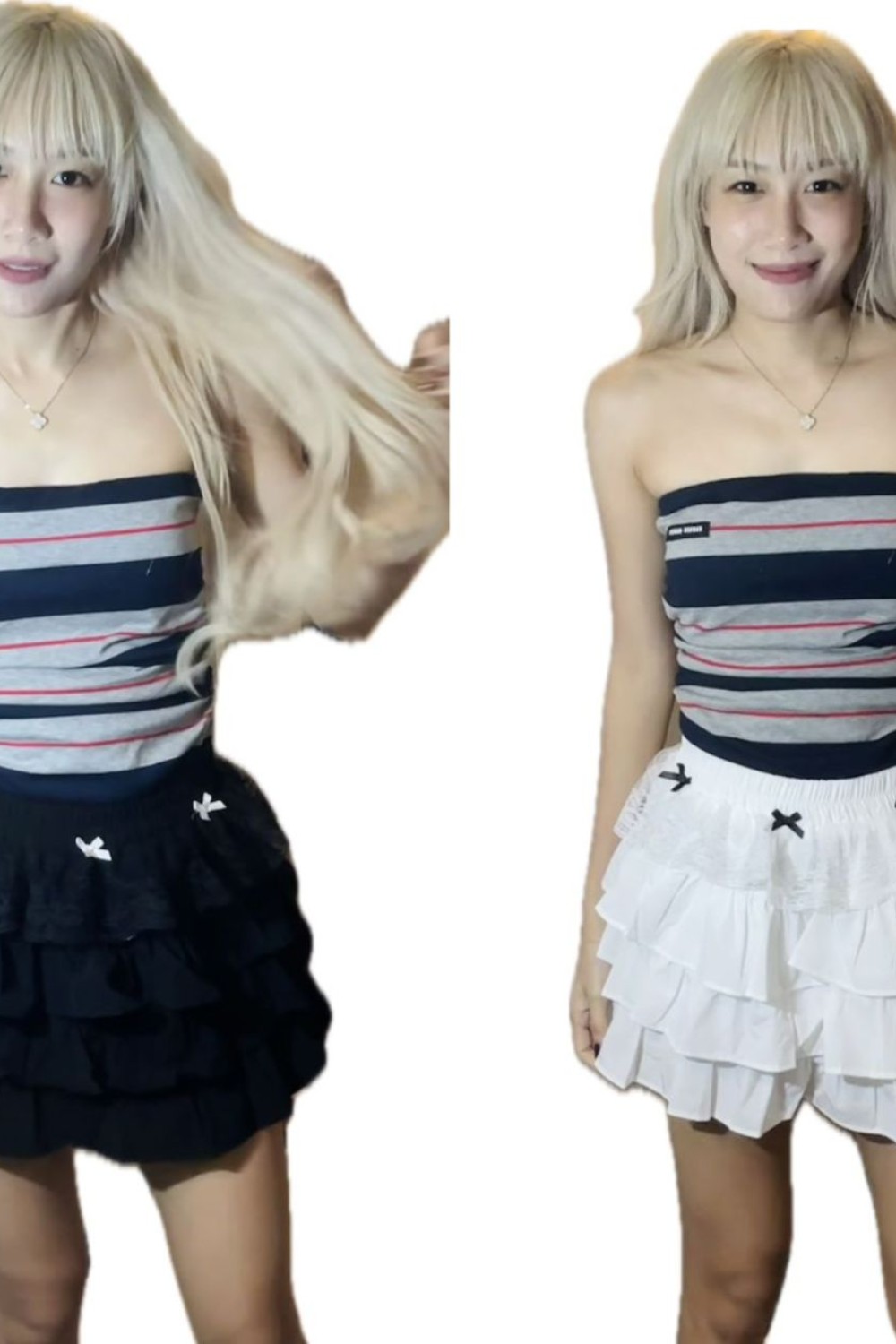 少女风蝴蝶蛋糕短裙