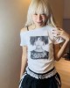 美式女孩收腰上衣