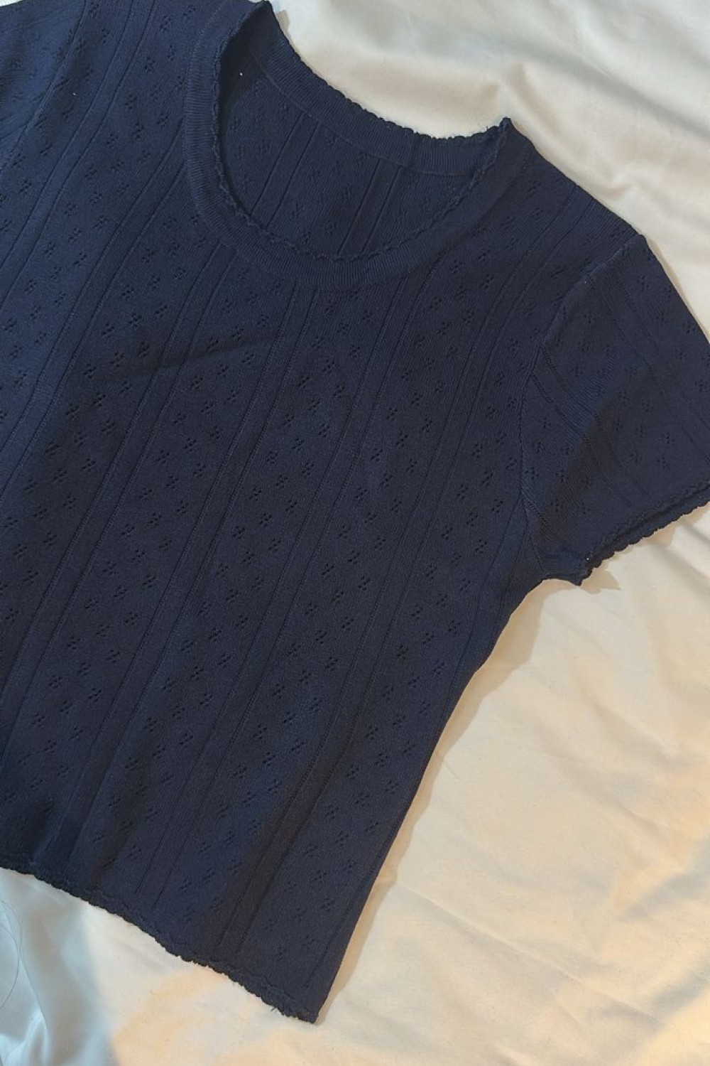 田园风针织上衣