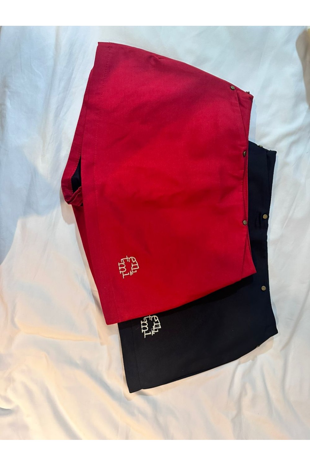 刺绣辣妹短裙 红色