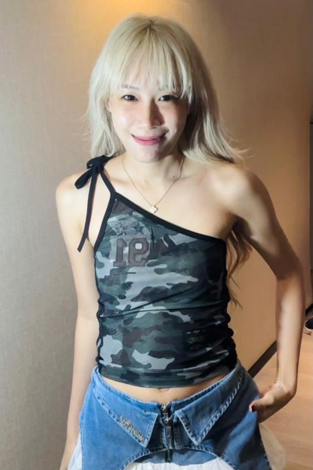 设计网状背心（预购款） A 迷彩 