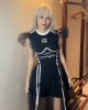 女团风蕾丝长裙 