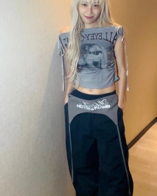 爵士工装裤 黑色 