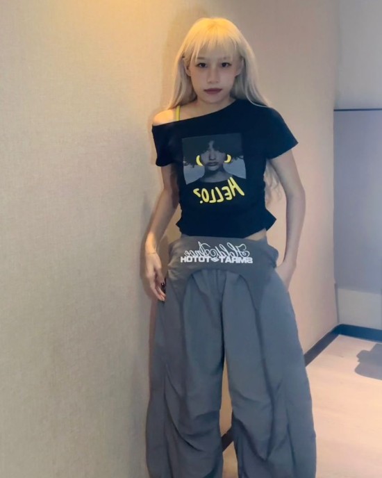 美式女孩收腰上衣