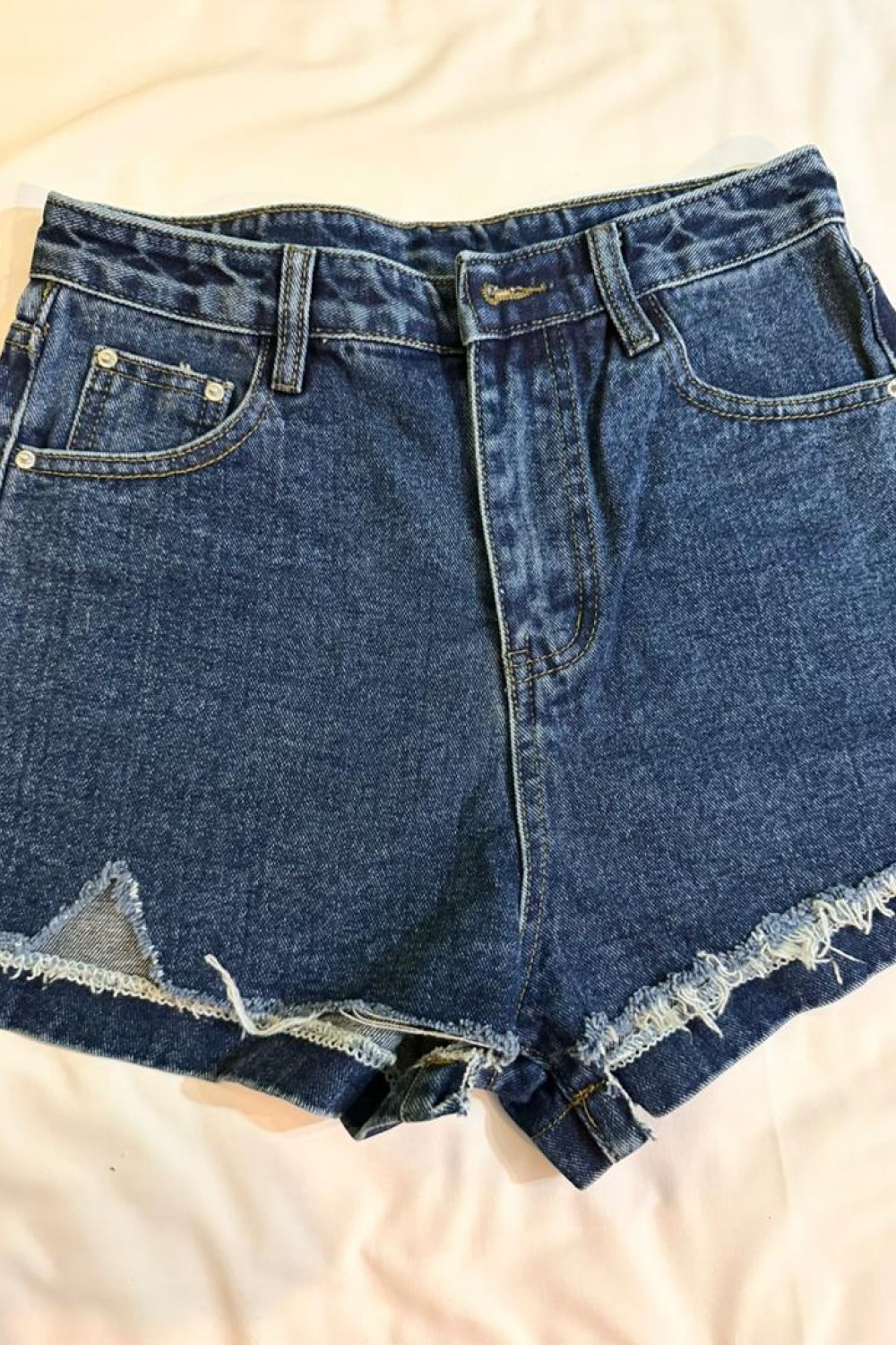 韩系牛仔短裤