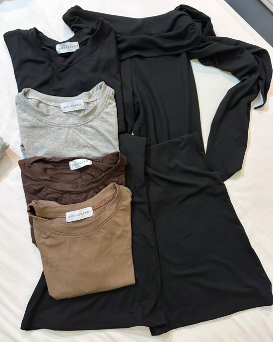 瑜伽风修身喇叭套装 