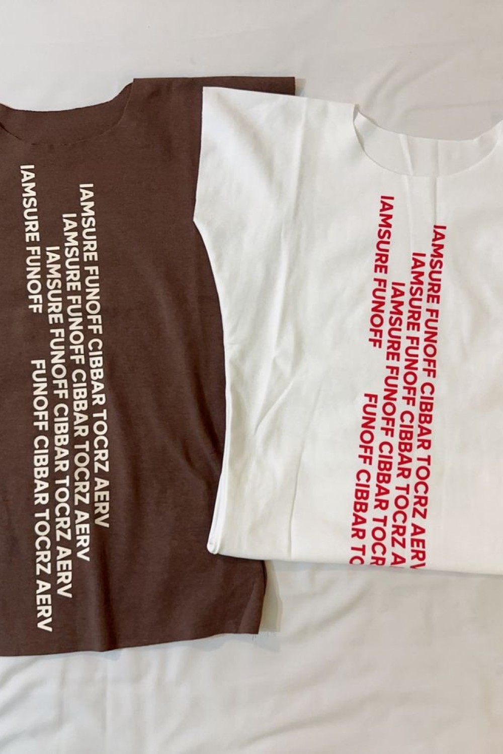 美式字母短袖T 白色