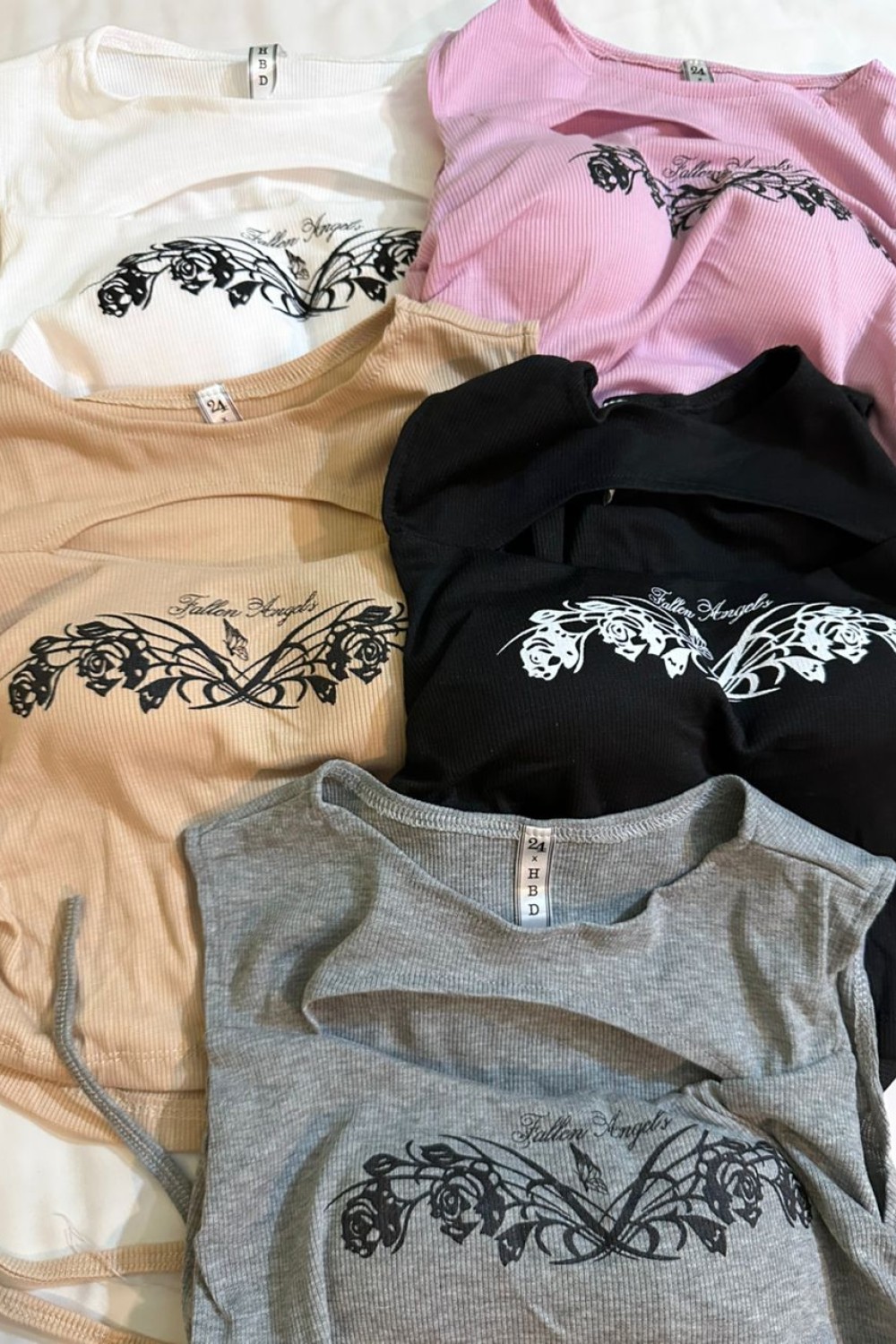 胸前镂空抽绳背心