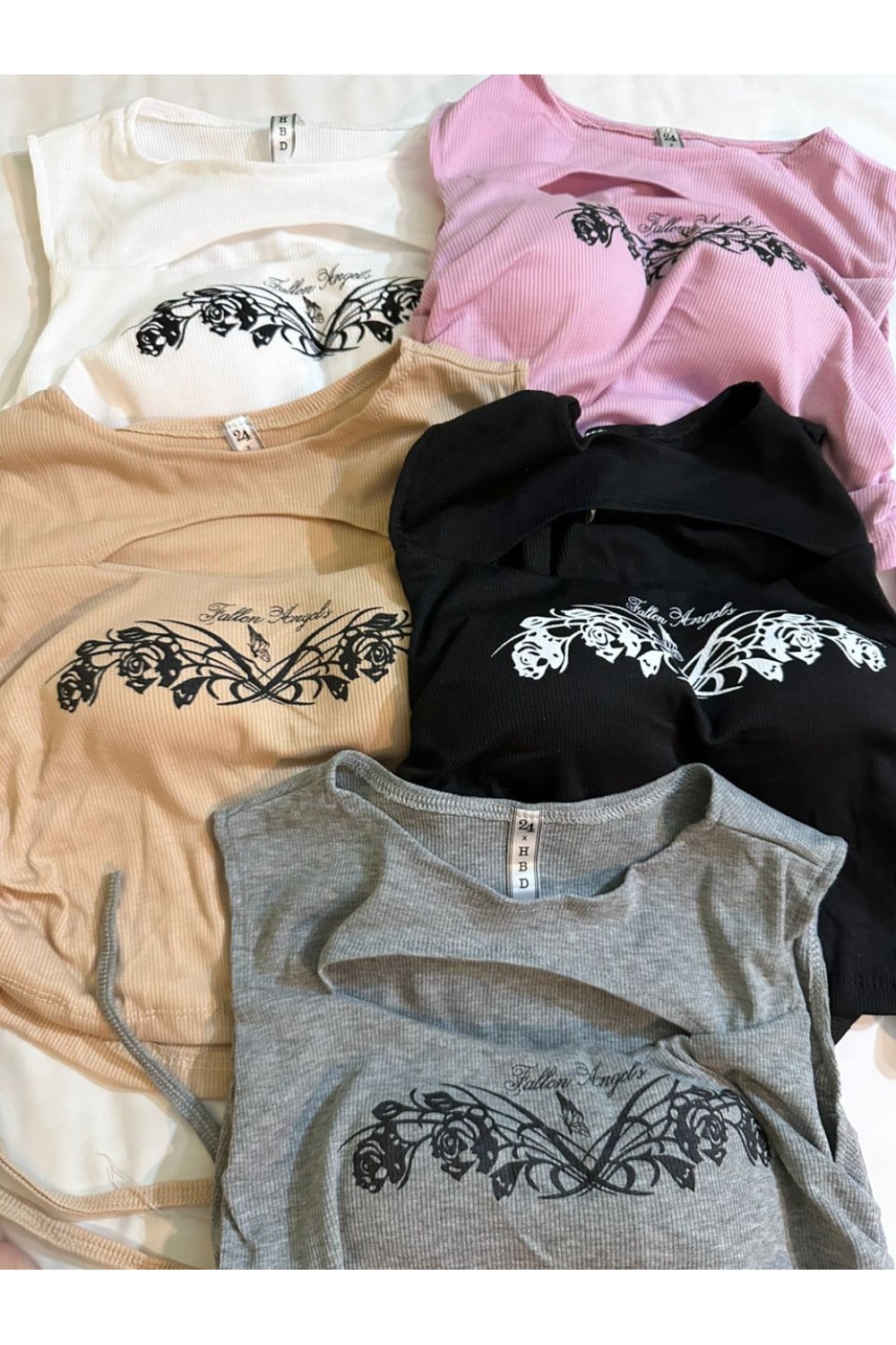 胸前镂空抽绳背心