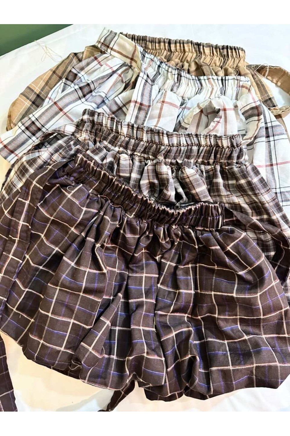 蝴蝶结绑带蓬蓬裤