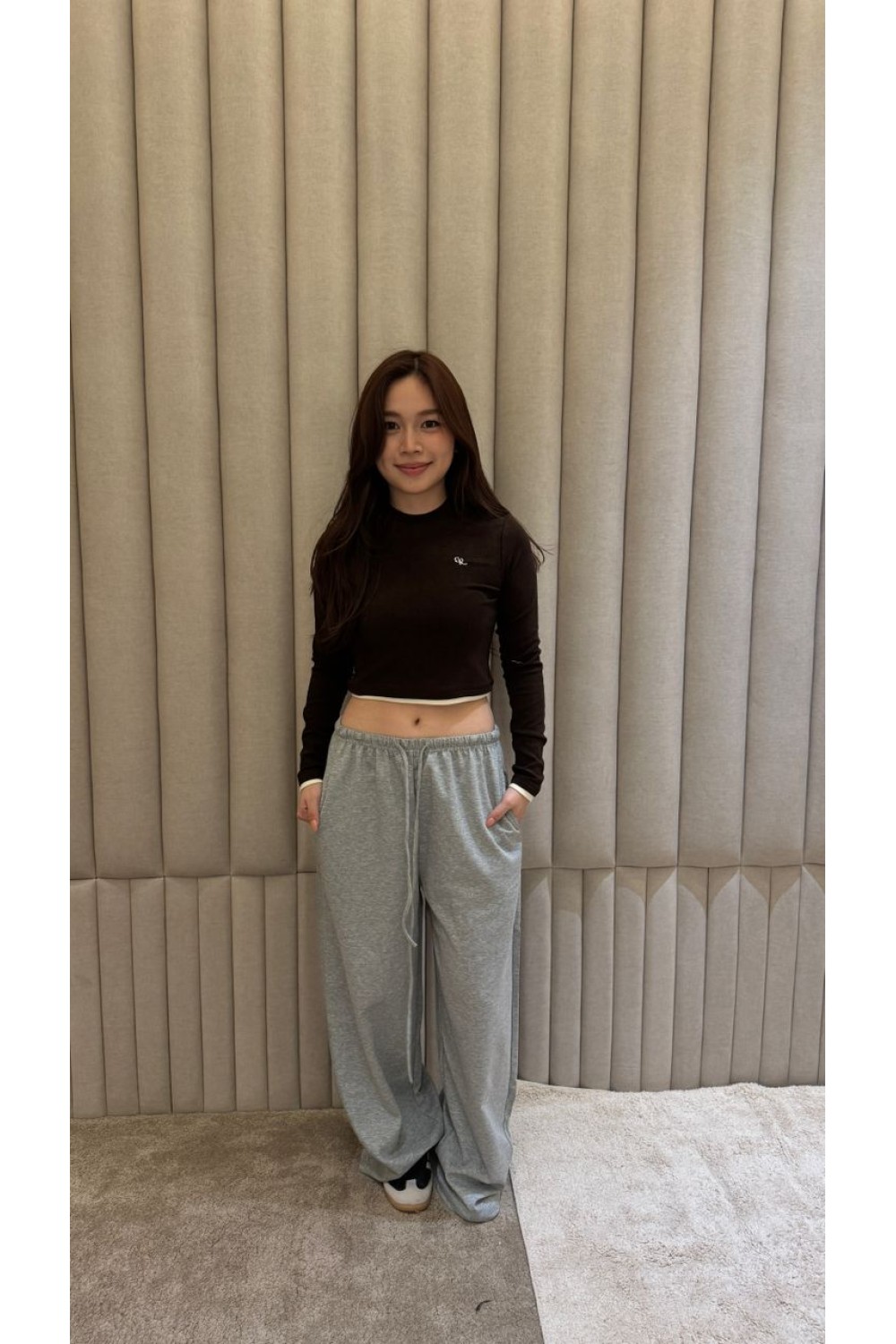 G家咖色长袖上衣