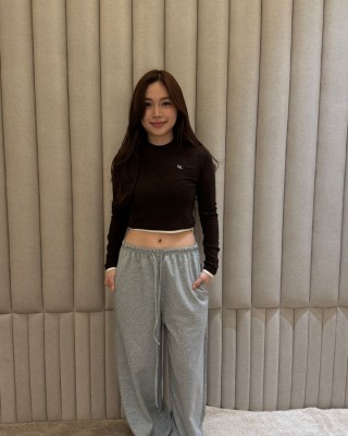 G家咖色长袖上衣