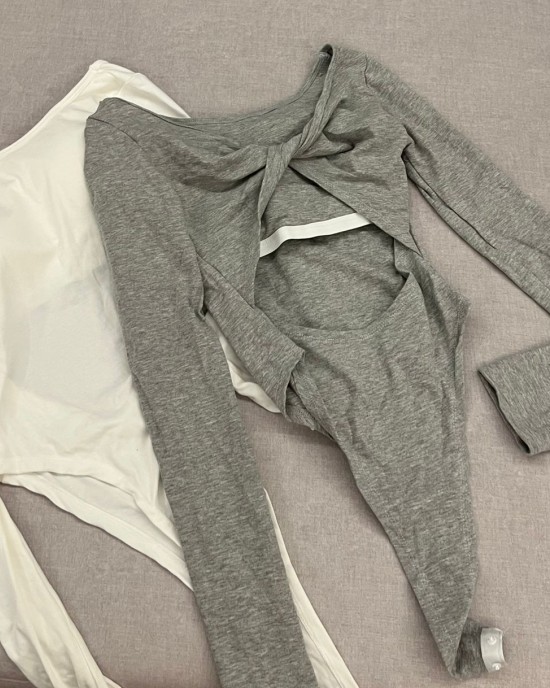 小心机露背连体衣