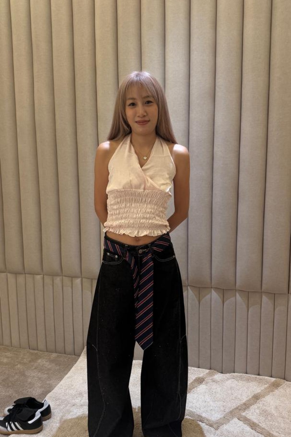 牛仔刀子裤 蓝色