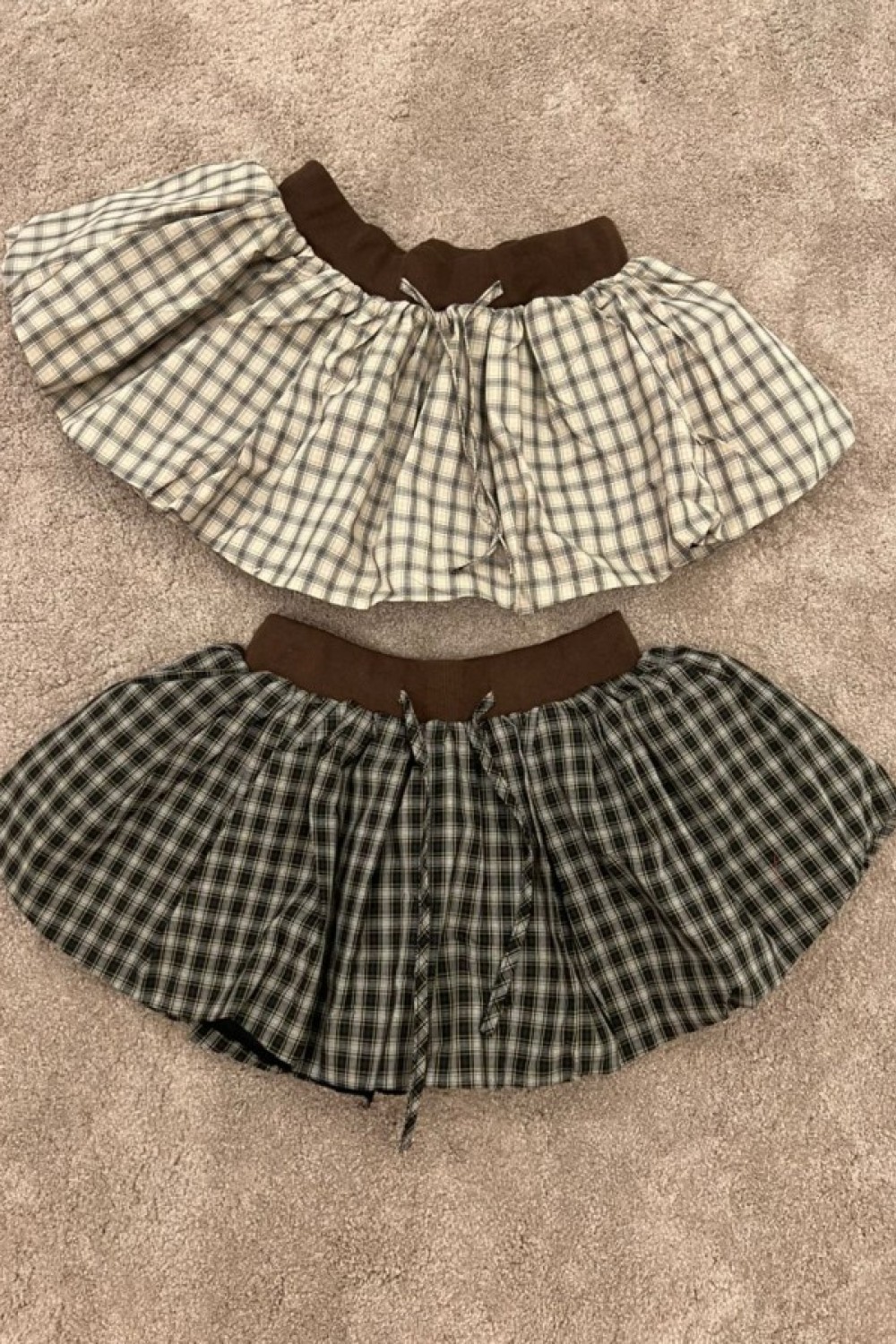 美拉德格子短裙