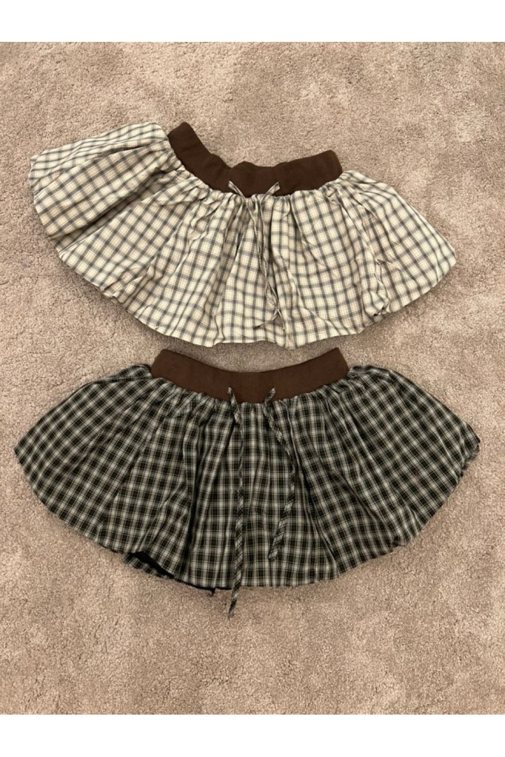 美拉德格子短裙