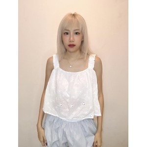 钩花背心