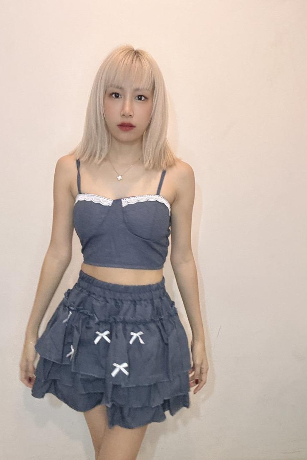 蝴蝶蛋糕裙套装