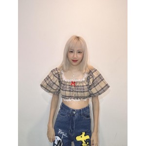 可爱性感一字领