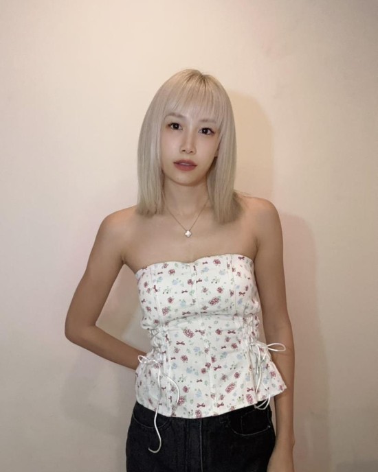 碎花款抹胸