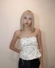 碎花款抹胸