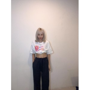 美式线条休闲长裤