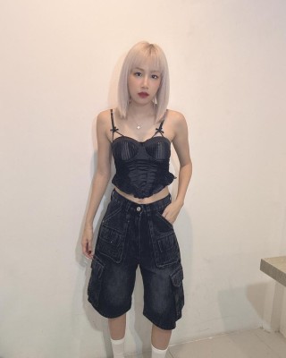 工装五分裤 黑色