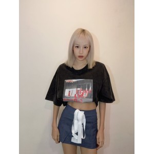 酷女孩Oversize T