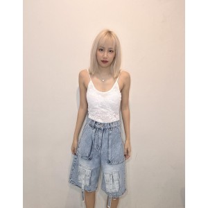 蕾丝连体背心