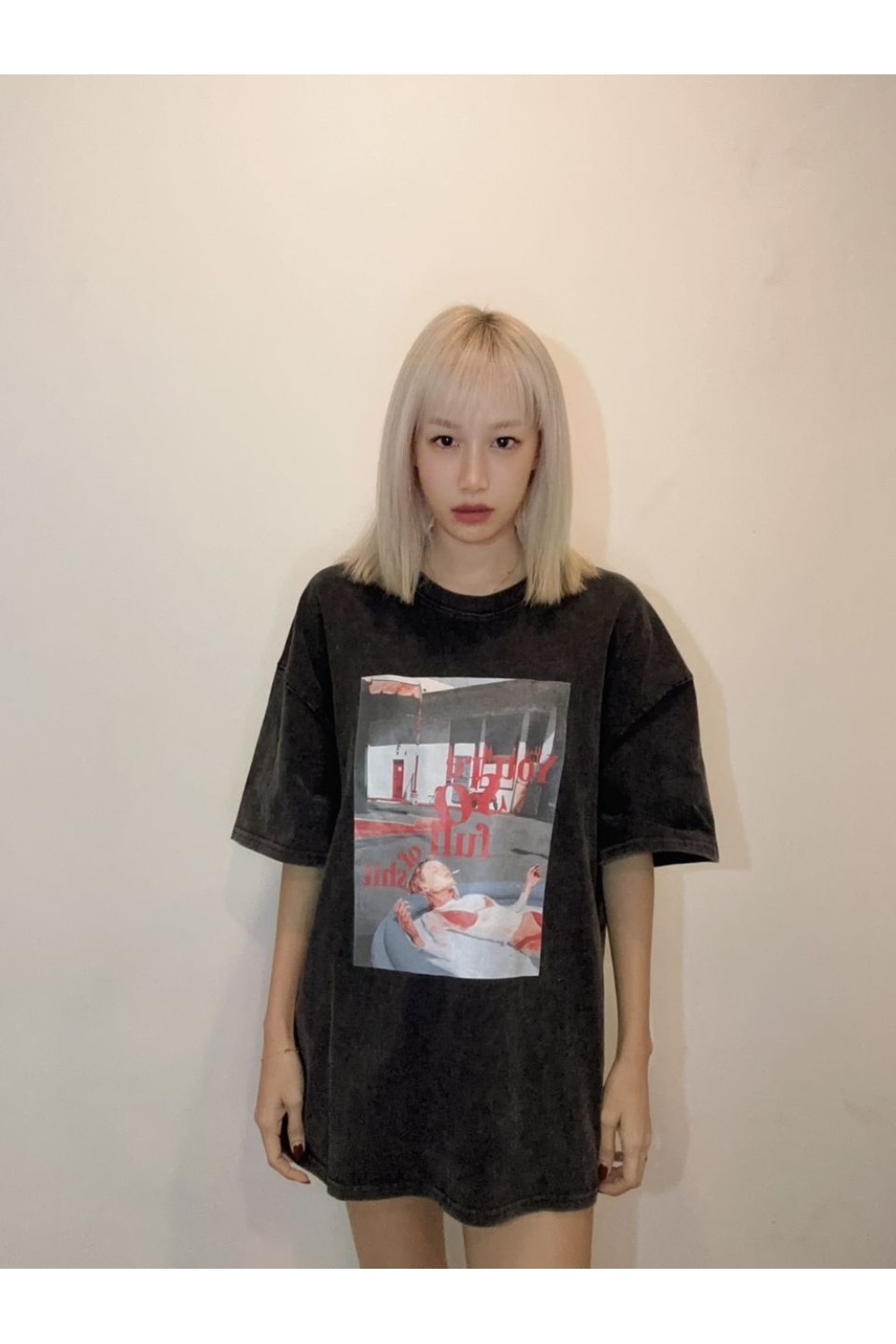 酷女孩Oversize T