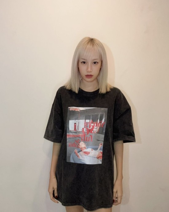 酷女孩Oversize T
