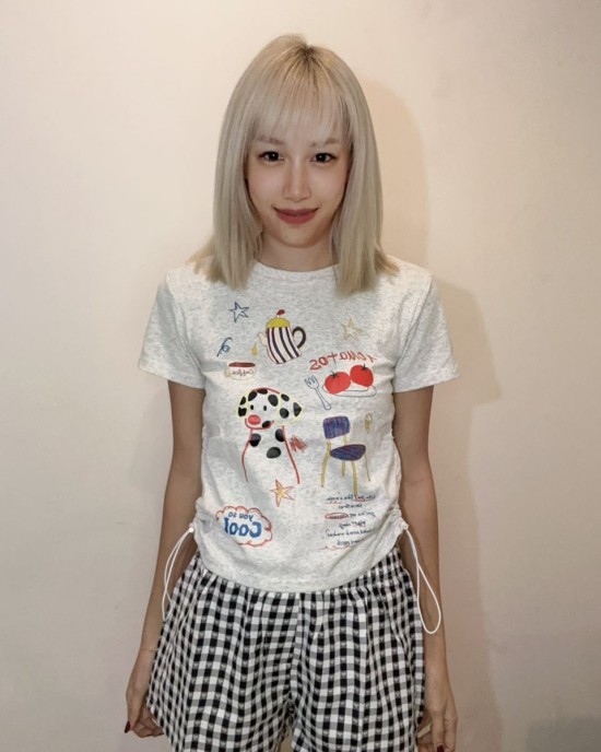 爱心格纹休闲短裤