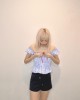美式修身短裤