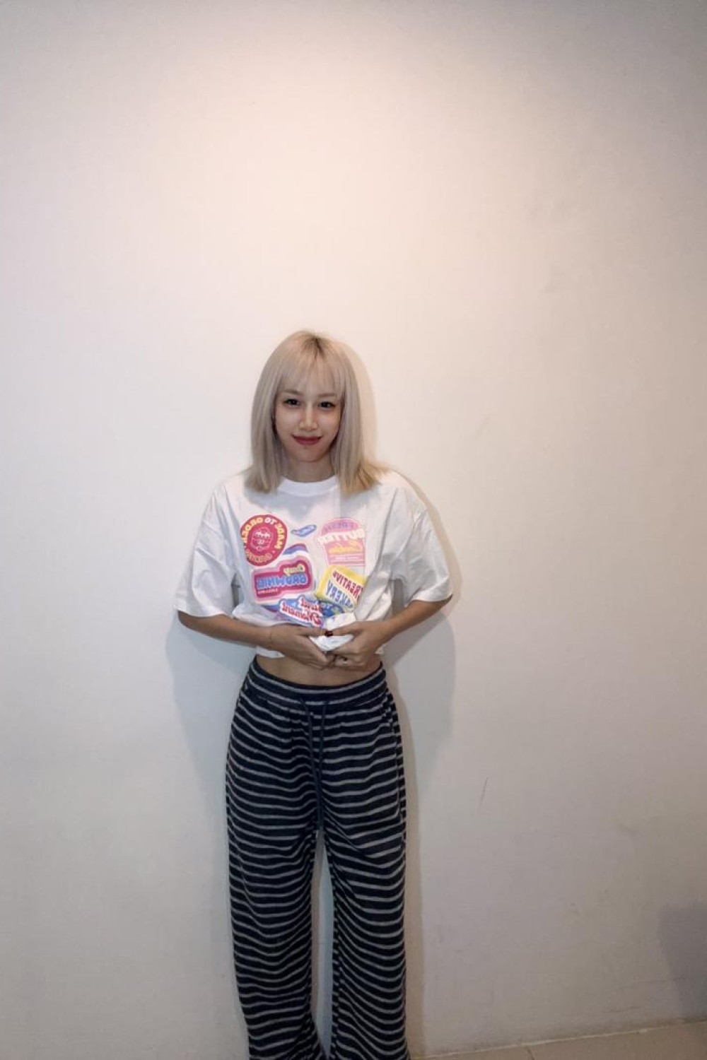 美式线条休闲长裤