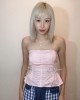糖果色抹胸上衣