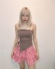 倒V设计吊带