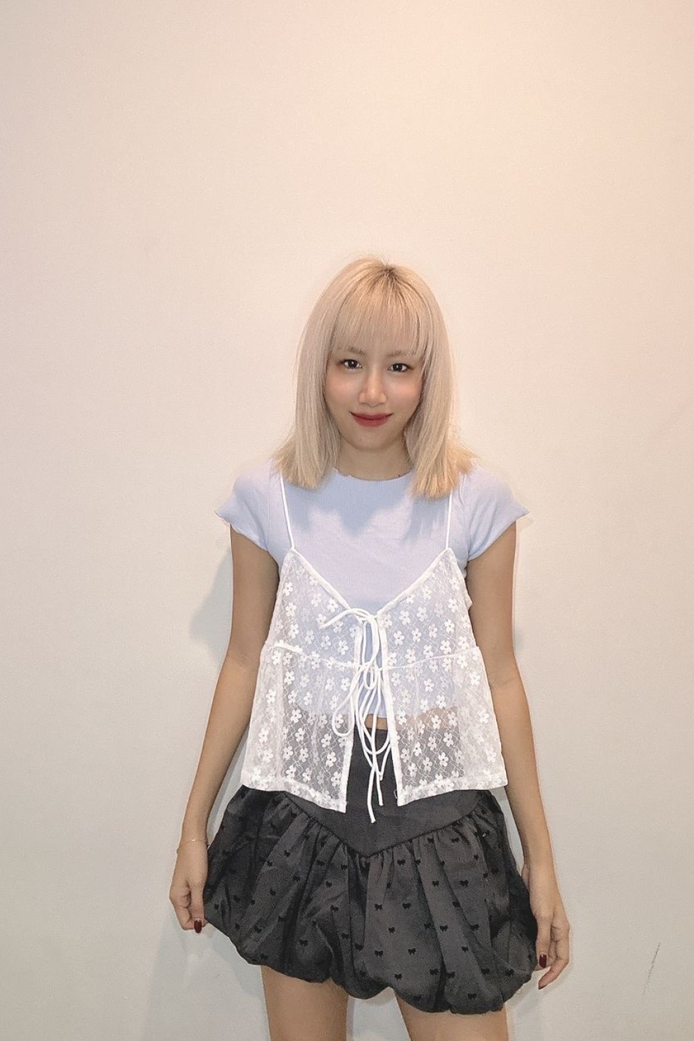 韩式简约两件套 