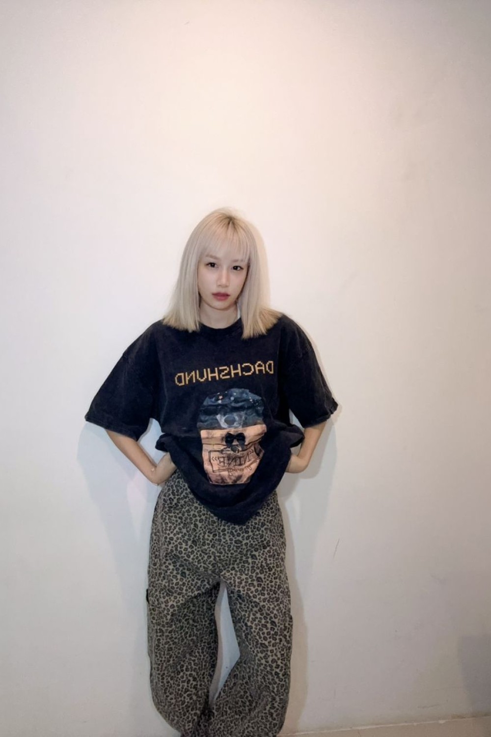 礼物小狗Oversize T