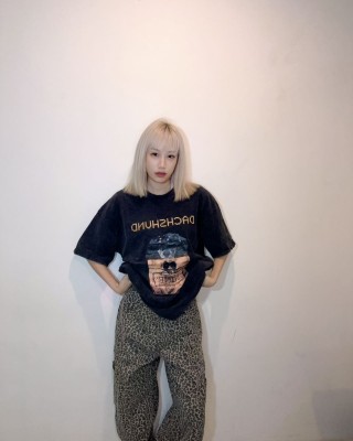 礼物小狗Oversize T