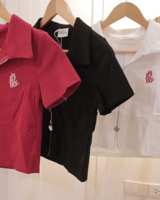 Jarinya 爱心拉链设计上衣