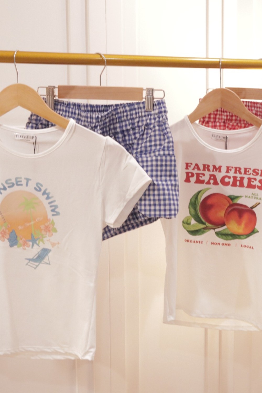 夏日多巴胺套装 现货 蓝色 