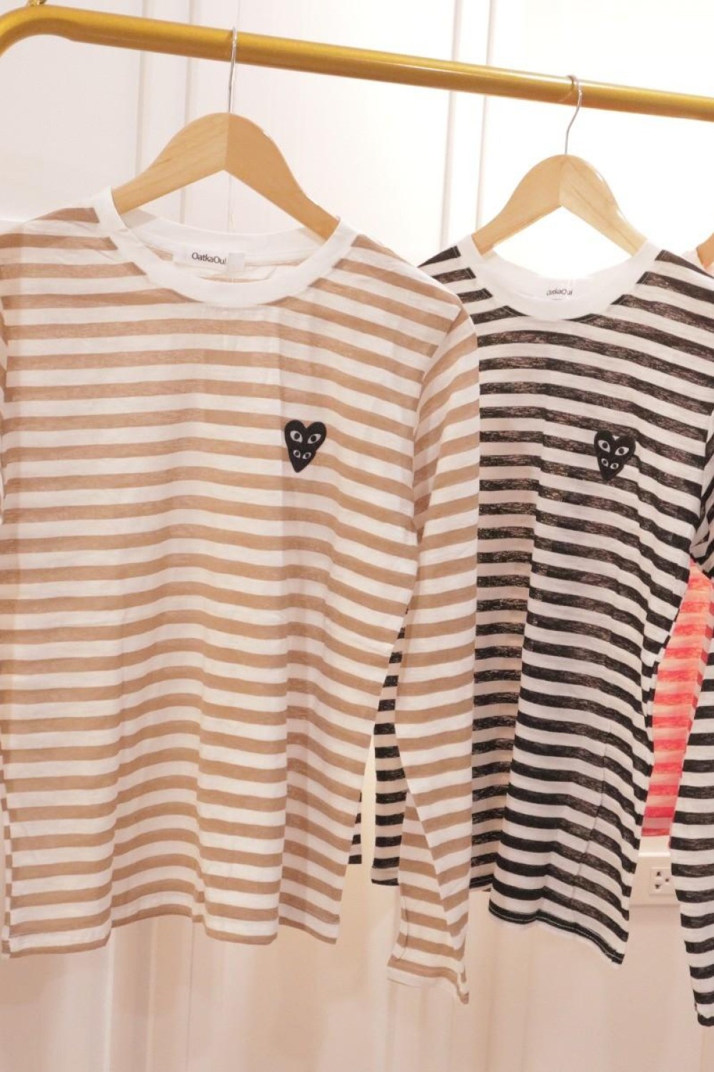 PLAY 条纹长袖上衣