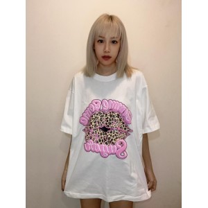 嘴唇豹纹 Oversize T